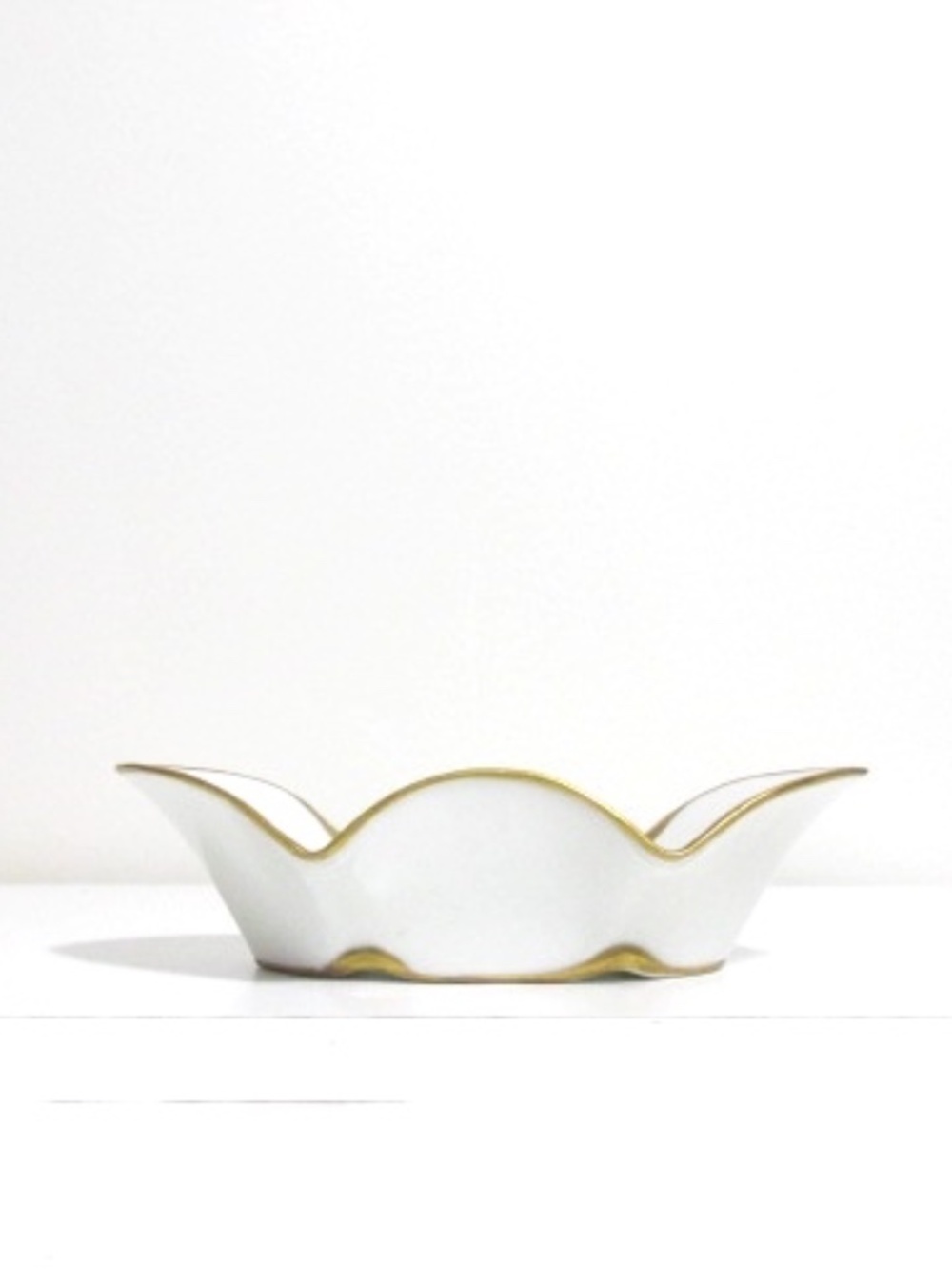 Antique Limoges Haviland Porcelain Silver Anniversary Oval Dish